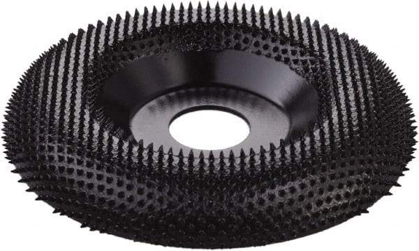 KUTZALL - 4-1/2" Wheel Diam, 5/8" Wheel Thickness, 7/8" Arbor Hole, Type 27 Depressed Center Wheel - Tungsten Carbide, 15,000 Max RPM - Americas Industrial Supply