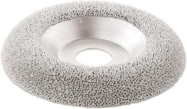 KUTZALL - 4-1/2" Wheel Diam, 5/8" Wheel Thickness, 7/8" Arbor Hole, Type 27 Depressed Center Wheel - Tungsten Carbide, 15,000 Max RPM - Americas Industrial Supply