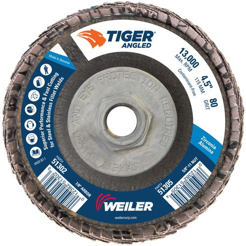 4 1/2 TIGER ANGLED ZIRC - Americas Industrial Supply