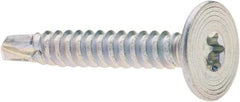 Value Collection - #10-16, Flat Head, Torx Drive, 1-1/4" Self Drilling Screw - Steel, Zinc-Plated Finish - Americas Industrial Supply