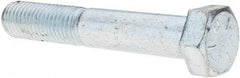 Value Collection - 3/4-10 UNC, 4-1/2" Length Under Head Hex Head Cap Screw - Partially Threaded, Grade 5 Steel, Zinc-Plated Finish, 1-1/8" Hex - Americas Industrial Supply
