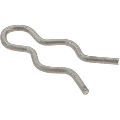 Value Collection - 5/16" Groove, 31/32" Long, Stainless Steel Hair Pin Clip - 0.052" Clip Diam, 3/8" Shaft Diam, Grade 302 & 18-8 - Americas Industrial Supply