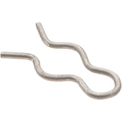 Value Collection - 9/64" Groove, 1/2" Long, Stainless Steel Hair Pin Clip - 0.031" Clip Diam, 3/16" Shaft Diam, Grade 302 & 18-8 - Americas Industrial Supply
