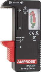 Amprobe - 0.9 VAC to 9 VAC, Battery Tester - Analog Display - Americas Industrial Supply