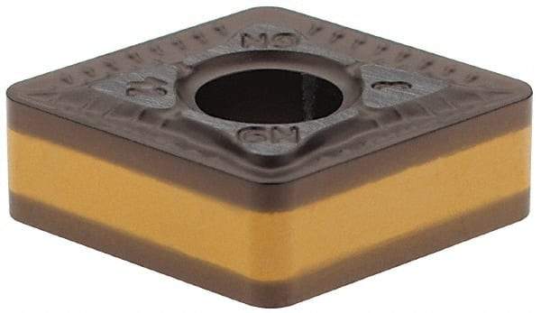 Iscar - CNMG433 GN Grade IC8250 Carbide Turning Insert - TiCN/Al2O3 Finish, 80° Diamond, 1/2" Inscr Circle, 3/16" Thick, 3/64" Corner Radius - Americas Industrial Supply