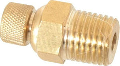 Value Collection - Brass Thumb-Screw Valve Drain Cock & Shutoff Valve - 1/4 Thread, 200 Max psi - Americas Industrial Supply