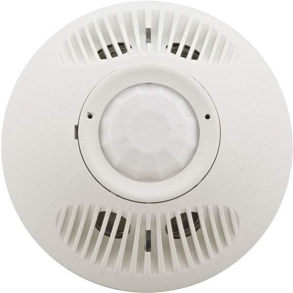 Hubbell Wiring Device-Kellems - 24 VAC/VDC, Indoor Ceiling Mount Infrared and Ultrasonic Sensor - 1-1/2 Inch High - Americas Industrial Supply