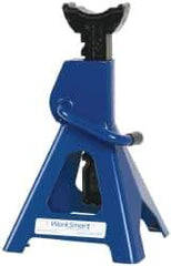 Value Collection - 3 Ton Load Capacity Ratcheting Jack Stand - 11-1/2 to 17 Inch High, 6-3/4 Inch Base Diameter x 6-3/4 Inch Long x 7-3/4 Inch Wide Chassis - Americas Industrial Supply