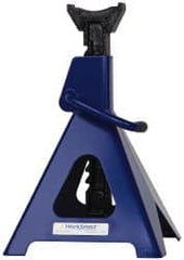 Value Collection - 6 Ton Load Capacity Ratcheting Jack Stand - 15-3/8 to 24-1/4 Inch High, 11-1/4 Inch Base Diameter x 9-1/4 Inch Long x 10-5/8 Inch Wide Chassis - Americas Industrial Supply