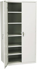 Hon - 5 Shelf Locking Storage Cabinet - Steel, 36" Wide x 24" Deep x 71" High - Americas Industrial Supply