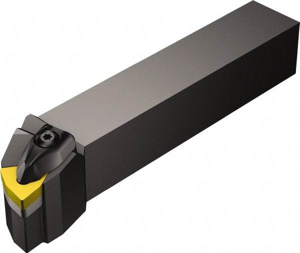 Sandvik Coromant - DWLNR, Left Hand Cut, -5° Lead Angle, 25mm Shank Height x 25mm Shank Width, Negative Rake Indexable Turning Toolholder - 150mm OAL, WNMG 432 Insert Compatibility, Series T-Max P - Americas Industrial Supply