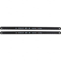 Stanley - Hand Hacksaw Blades Blade Material: Carbon Steel Blade Length (mm): 254 - Americas Industrial Supply