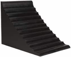 Value Collection - 7" Wide x 8" High x 10" Deep, Rubber Wheel Chock - Type E - Americas Industrial Supply