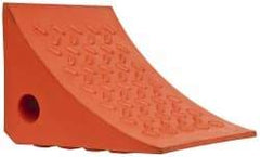 Value Collection - 7" Wide x 6" High x 8" Deep, Urethane Wheel Chock - Type G - Americas Industrial Supply