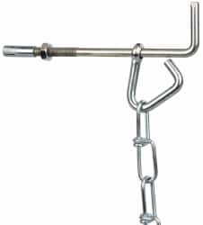 Value Collection - 15 Ft. Chain and Hanger Kit - Steel, Standard Number 2/0 Chain, for Use with Wheel Chocks - Americas Industrial Supply