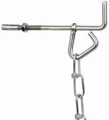 Value Collection - 15 Ft. Chain and Hanger Kit - Steel, Standard Number 2/0 Chain, for Use with Wheel Chocks - Americas Industrial Supply