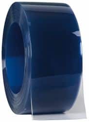 Value Collection - Clear Smooth Standard Dock Curtain Strips - 8" Wide x 150' Long x 0.08" Thick, Vinyl - Americas Industrial Supply