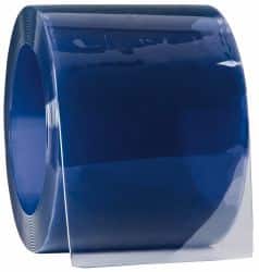 Value Collection - Clear Smooth Standard Dock Curtain Strips - 12" Wide x 75' Long x 1/8" Thick, Vinyl - Americas Industrial Supply