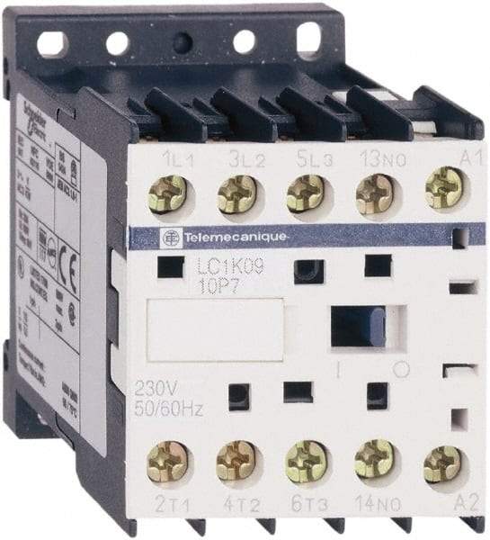 Schneider Electric - 3 Pole, 120 Coil VAC at 50/60 Hz, 16 Amp at 690 VAC, 20 Amp at 440 VAC and 9 Amp at 440 VAC, IEC Contactor - CSA, RoHS Compliant, UL Listed - Americas Industrial Supply