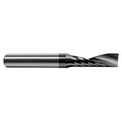 End Mills for Plastics - Single Flute - 0.2500″ (1/4″) Cutter Diameter × 0.7500″ (3/4″) Length of Cut Carbide Square Upcut End Mill for Plastic, 1 Flute, Amorphous Diamond Coated