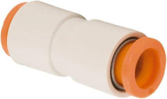 SMC PNEUMATICS - 1/2" OD, Brass/Polybutylene Push-to-Connect Union - 145 Max psi - Americas Industrial Supply