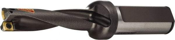 Sandvik Coromant - 2.362" Max Drill Depth, 4xD, 0.562" Diam, Indexable Insert Drill - 2 Inserts, 3/4" Shank Diam, Flange Shank - Americas Industrial Supply