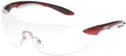 Uvex - Clear Lenses, Frameless Safety Glasses - Anti-Fog, Scratch Resistant, Plastic Frame, Size Universal, Wrap Around - Americas Industrial Supply