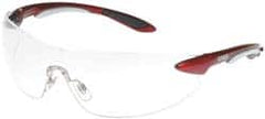 Uvex - Clear Lenses, Frameless Safety Glasses - Anti-Fog, Scratch Resistant, Plastic Frame, Size Universal, Wrap Around - Americas Industrial Supply