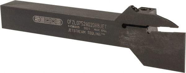 Seco - CFZL, Left Hand Cut, 3/4" Shank Height x 3/4" Shank Width, Indexable Turning Toolholder - 6" OAL, LC.. 2802.. Insert Compatibility, Series Multi-Directional Turning (MDT) - Americas Industrial Supply