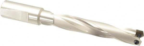Guhring - 0.827 to 0.846" Diam, 111.6mm Max Depth, 25.4mm Shank Diam, 204mm OAL, Replaceable Tip Drill - HT 800 WP Insert, Series 4108 - Americas Industrial Supply