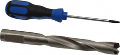 Guhring - 17.99mm Diam, 93.4mm Max Depth, 18mm Shank Diam, 170mm OAL, Replaceable Tip Drill - HT 800 WP Insert, Series 4108 - Americas Industrial Supply