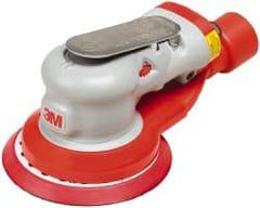 3M - 12,000 OPM, 17 CFM Air Consumption, 90 psi Air Pressure, Palm Air Orbital Sander - Round Pad, - Americas Industrial Supply