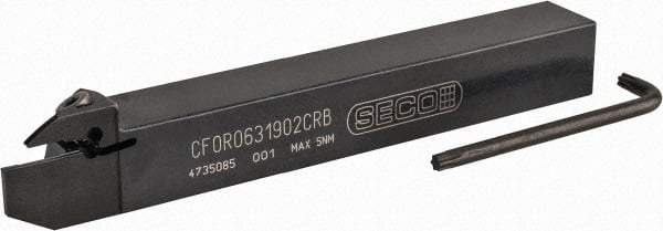 Seco - CFOR, Right Hand Cut, 5/8" Shank Height x 5/8" Shank Width, Indexable Turning Toolholder - 5" OAL, LC.. 1902.. Insert Compatibility, Series Multi-Directional Turning (MDT) - Americas Industrial Supply