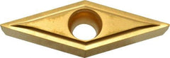 Value Collection - VBMT330.5 Grade TCN55 Carbide Turning Insert - 35° Diamond, 3/8" Inscr Circle, 3/16" Thick, 0.008" Corner Radius - Americas Industrial Supply