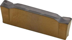 Iscar - DGN3102 C IC808 Grade, 0.122" Cutting Width, Carbide Cutoff Insert - Neutral Lead Angle, 0.008" Cnr Rad, Single End - Americas Industrial Supply