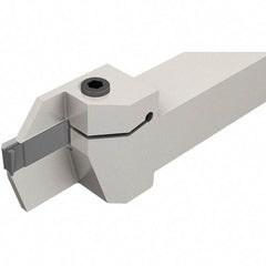 Iscar - HLPG, Left Hand, 25mm Max Depth of Cut, Indexable Grooving Tool Holder - LPGIR Insert Compatibility, 25mm Shank Height, 25mm Shank Width, 160mm OAL - Americas Industrial Supply