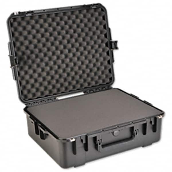 SKB Corporation - 19-1/2" Wide x 8-55/64" High, Clamshell Hard Case - Black, Polystyrene - Americas Industrial Supply