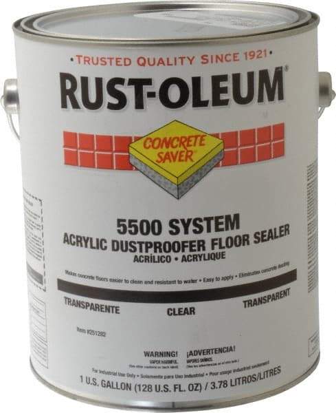 Rust-Oleum - 1 Gal Can Semi Gloss Clear Sealer - <100 g/L VOC Content - Americas Industrial Supply