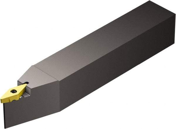 Sandvik Coromant - TR-V13VBN, Neutral Cut, 17.5° Lead Angle, 20mm Shank Height x 20mm Shank Width, Neutral Rake Indexable Turning Toolholder - 125mm OAL, TR-VB1308 Insert Compatibility, Series CoroTurn TR - Americas Industrial Supply