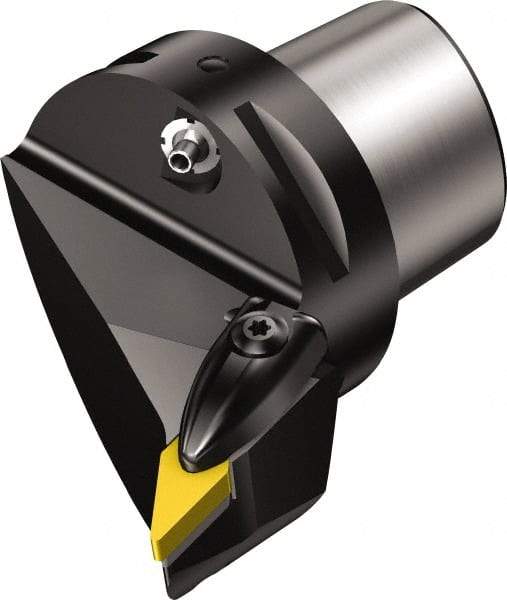 Sandvik Coromant - Left Hand Cut, Size C8, VNMG 332 Insert Compatiblity, Modular Turning & Profiling Cutting Unit Head - 55mm Ctr to Cutting Edge, 80mm Head Length, Through Coolant, Series T-Max P - Americas Industrial Supply