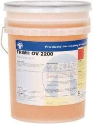 Master Fluid Solutions - Trim OV 2200, 5 Gal Pail Cutting & Grinding Fluid - Straight Oil, For Thread Rolling - Americas Industrial Supply