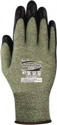 Ansell - Size XS, Neoprene Coated Kevlar, Flame Resistant Gloves - Kevlar Lined, 12 cal/Sq cm Max Arc Protection, ANSI S11.11, NFPA70E & CGSB 155.20-2000 - Americas Industrial Supply