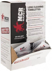 MCR Safety - Lens Cleaning Towelettes & Tissues Cleaner Type: Non-Silicone Number of Towelettes/Tissues: 100 - Americas Industrial Supply