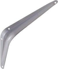 National Mfg. - 100 Lb Capacity, Gray Shelf Brackets - 6" Long x 8" High x 1.667" Wide - Americas Industrial Supply