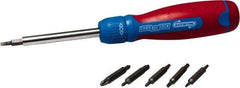 Channellock - Mini-Ratchet Bit Screwdriver Kit - Phillips, Slotted, Square, Torx, Nut Driver - Americas Industrial Supply