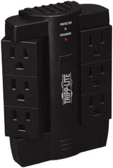 Tripp-Lite - 6 Outlets, 120 VAC15 Amps, Power Outlet Strip - Floor, Keyhole Mount, 5-15 NEMA Configuration, 2-1/4" Strip - Americas Industrial Supply