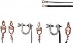 Justrite - Drum Bondwires End Style: Alligator Clip Both Ends Length (Feet): 3.00 - Americas Industrial Supply