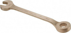 Ampco - 1-13/16" 12 Point Offset Combination Wrench - 15° Offset Angle, 22-3/4" OAL, Aluminum Bronze, Plain Finish - Americas Industrial Supply