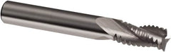 Guhring - 1/4", 3/4" LOC, 1/4" Shank Diam, 2-1/2" OAL, 3 Flute, Solid Carbide Square End Mill - Single End, Uncoated, Spiral Flute, 30° Helix, Right Hand Cut, Right Hand Flute, Series 3184 - Americas Industrial Supply