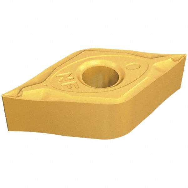Iscar - DNMG332 NF Grade IC8150 Carbide Turning Insert - TiCN/Al2O3/TiCN/TiN Finish, 55° Diamond, 3/8" Inscr Circle, 3/16" Thick, 1/32" Corner Radius - Americas Industrial Supply